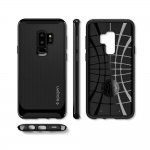 Spigen Neo Hybrid Case - хибриден кейс с висока степен на защита за Samsung Galaxy S9 Plus (черен)  2