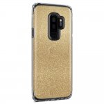 Spigen Slim Armor Glitter Case - хибриден кейс с най-висока степен на защита за Samsung Galaxy S9 Plus (златист) 2