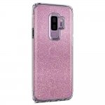 Spigen Slim Armor Glitter Case - хибриден кейс с най-висока степен на защита за Samsung Galaxy S9 Plus (розов) 2