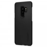 Spigen Thin Fit Case - качествен тънък матиран кейс за Samsung Galaxy S9 Plus (черен) 4