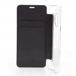 Guess Iridescent Book Case - дизайнерски кожен калъф, тип портфейл за Samsung Galaxy S9 Plus (черен) 1