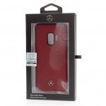 Mercedes-Benz Liquid Silicone Case - твърд силиконов кейс за Samsung Galaxy S9 (червен) 3