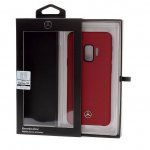 Mercedes-Benz Liquid Silicone Case - твърд силиконов кейс за Samsung Galaxy S9 (червен) 2
