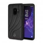 Mercedes-Benz New Organic II Hard Case - кожен кейс (естествена кожа) за Samsung Galaxy S9 (черен) 2