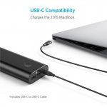 Anker PowerCore+ 20100 mAh USB-C Power Bank с PowerIQ и VoltageBoost - външна батерия с 2 USB изхода и USB-C изход за зареждане на мобилни устройства 1
