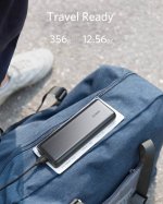 Anker PowerCore 20100 mAh Power Bank с PowerIQ и VoltageBoost - външна батерия с 2 USB изхода за зареждане на мобилни устройства (черен) 4