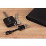 Kit Keyring Lightning Cable - сертифициран Lightning кабел, тип ключодържател за всички устройства с Lightning порт (черен) 2