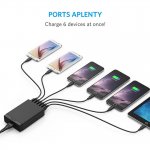 Anker PowerPort 6 Ports (30W) с PowerIQ и VoltageBoost - захранване с 6 x USB изхода за мобилни телефони и таблети (черен)  3