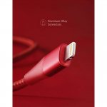 Anker Powerline+ II Lightning Lightning cable 1.8m - сертифициран Lightning кабел за iPhone, iPad и iPod с Lightning (1.8 м) (червен) 4