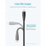 Anker Powerline+ II Lightning Lightning cable 1.8m - сертифициран Lightning кабел за iPhone, iPad и iPod с Lightning (1.8 м) (черен) 1