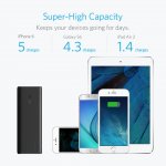 Anker PowerCore 15600 mAh Power Bank с PowerIQ и VoltageBoost - външна батерия с 2 USB изхода за зареждане на мобилни устройства 3
