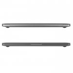 Moshi iGlaze Case - матиран предпазен кейс за MacBook Pro 13 Touch Bar (черен-прозрачен) 6