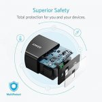 Anker PowerPort+ 1 18W Quick Charge 3.0 USB Charger с PowerIQ - захранване за ел. мрежа с USB изход, технология за бързо зареждане и microUSB кабел (черен) 5