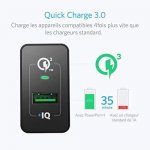 Anker PowerPort+ 1 18W Quick Charge 3.0 USB Charger с PowerIQ - захранване за ел. мрежа с USB изход, технология за бързо зареждане и microUSB кабел (черен) 1
