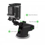 iOttie Easy One Touch GoPro Suction Cup Mount - вакуумна поставка за автомобил, ветроходка и моторна лодка съвместима с GoPro (черен) 2