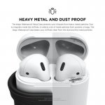 Elago Airpods Waterproof Case - водоустойчив силиконов калъф за Apple Airpods (жълт) 5