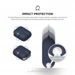 Elago Airpods Waterproof Case - водоустойчив силиконов калъф за Apple Airpods (тъмносин) 4