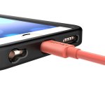 TeckNet P101 Apple MFi Certified Lightning to USB Cable 1m. - изключително здрав и качествен Lightning кабел за iPhone, iPad, iPod с Lightning (1 метър) (розов) 5