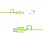 TeckNet P101 Apple MFi Certified Lightning to USB Cable 1m. - изключително здрав и качествен Lightning кабел за iPhone, iPad, iPod с Lightning (1 метър) (зелен) 1
