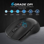 TeckNet M106 Wireless Mouse - ергономична безжична мишка (за Mac и PC) 4