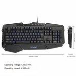 TeckNet X704 Gryphon LED Illuminated Gaming Keyboard - геймърска клавиатура с LED подсветка (за PC) 1