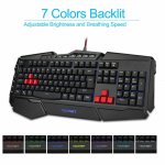 Tecknet Kraken Gaming Combo X706 - комплект геймърска клавиатура и мишка с LED подсветка (за PC) 1