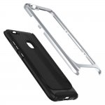 Spigen Neo Hybrid Case - хибриден кейс с висока степен на защита за Huawei P10 Lite (черен-сребрист) 6
