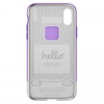 Spigen Classic C1 Case - хибриден кейс с висока степен на защита за iPhone XS, iPhone X (лилав) 4