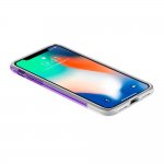 Spigen Classic C1 Case - хибриден кейс с висока степен на защита за iPhone XS, iPhone X (лилав) 6