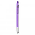 Spigen Classic C1 Case - хибриден кейс с висока степен на защита за iPhone XS, iPhone X (лилав) 7