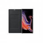 Samsung LED View Cover EF-NN960PBEGWW - оригинален кожен калъф през който виждате информация от дисплея за Samsung Galaxy Note 9 (черен) 3