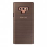 Samsung LED View Cover EF-NN960PAEGWW - оригинален кожен калъф през който виждате информация от дисплея за Samsung Galaxy Note 9 (кафяв) 1