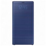 Samsung LED View Cover EF-NN960PLEGWW - оригинален кожен калъф през който виждате информация от дисплея за Samsung Galaxy Note 9 (син) 1