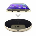 Satechi Wireless Charging Pad Fast Charge - поставка (пад) за безжично захранване за QI съвместими устройства (златист) 6