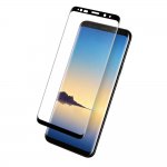 Eiger 3D Glass Edge to Edge Curved Tempered Glass - калено стъклено защитно покритие с извити ръбове за целия дисплея на Samsung Galaxy Note 9 (черен-прозрачен) 2