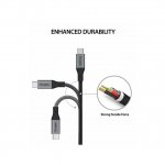 Ringke Premium USB-C to USB-C 3.0 Cable - кабел за MacBook и устройства с USB-C порт (1.2 м) (черен) 6