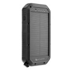 4smarts Solar Wireless Qi Power Bank TitanPack 20,000mAh - соларна удароустойчива външна батерия с безжично зареждане, три USB изхода и LED фенер  1