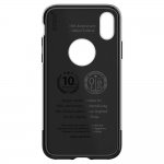 Spigen Classic One Case - хибриден кейс с висока степен на защита за iPhone XS, iPhone X (сив) 7