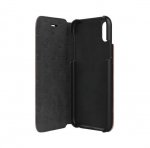 Bugatti Parigi Booklet Case - хоризонтален велурен калъф, тип портфейл за iPhone XS, iPhone X (розов) 3