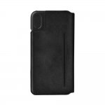 Bugatti Parigi Full Grain Booklet Case - хоризонтален кожен калъф (естествена кожа), тип портфейл за iPhone XS, iPhone X (черен) 2