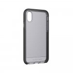 Tech21 Evo Check Case - хибриден кейс с висока защита за iPhone XS, iPhone X (черен-прозрачен) 3