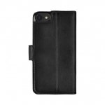 Bugatti Zurigo Booklet Case - кожен калъф (естествена кожа), тип портфейл за iPhone 8, iPhone 7 (черен) 2