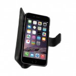 Bugatti Zurigo Booklet Case - кожен калъф (естествена кожа), тип портфейл за iPhone 8, iPhone 7 (черен) 1