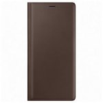 Samsung Leather View Cover EF-WN960LA - оригинален кожен калъф (естествена кожа) за Samsung Galaxy Note 9 (кафяв) 1