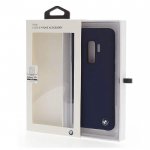 BMW Signature Silicone Hard Case - твърд силиконов кейс за Samsung Galaxy S9 Plus (тъмносин) 3