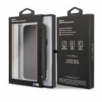 BMW M Collection Booktype Case - дизайнерски кожен калъф, тип портфейл за Samsung Galaxy S9 (черен-червен) 3