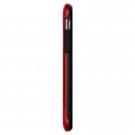 Spigen Reventon Case - хибриден удароустойчив кейс и 2 броя стъклено покритие за iPhone XS, iPhone X (черен-червен) 7