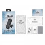 Eiger 3D Glass Full Screen Tempered Glass Screen Protector - калено стъклено защитно покритие с извити ръбове за целия дисплей на iPhone XS Max (черен-прозрачен) 7