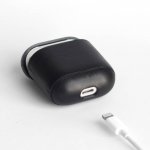 Krusell Sunne Leather Case - кожен калъф (ествествена кожа) за Apple Airpods (черен) 3