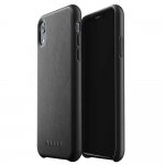 Mujjo Leather Case - кожен (естествена кожа) кейс за iPhone XR (черен) 1
